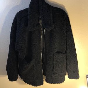 Wild Fable Sherpa Jacket Black Size M/L